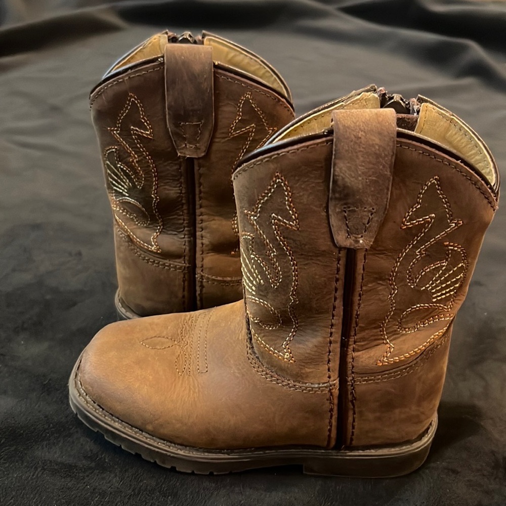 Masterson Boot Co., Brown Western Boots Toddler 6.5